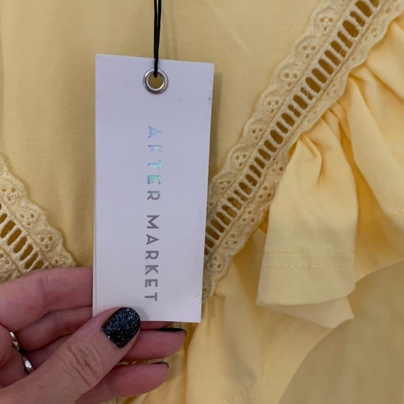 After Market yellow short sleeved top - Picture 4 of 4